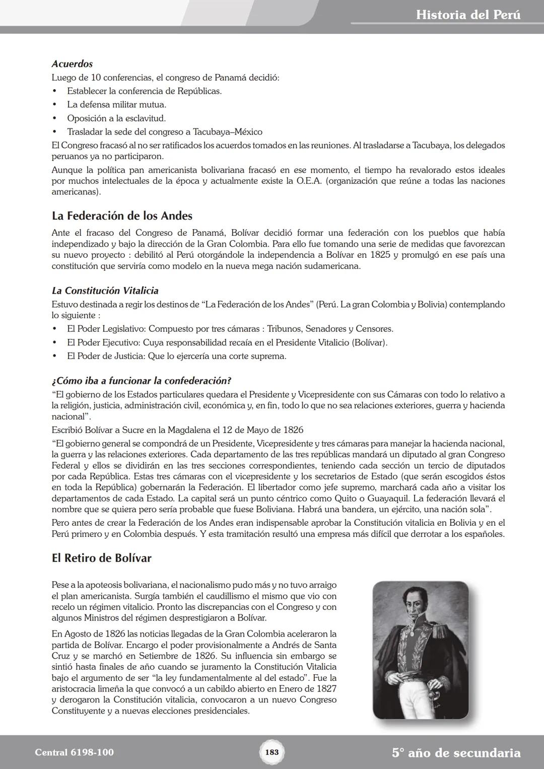 Colegios
# TRILCE
5.º San Marcos
Historia del Perú # Índice
I Bimestre
Capítulo 1
Primeros Pobladores Americanos
5
Capítulo 2
Poblamient
