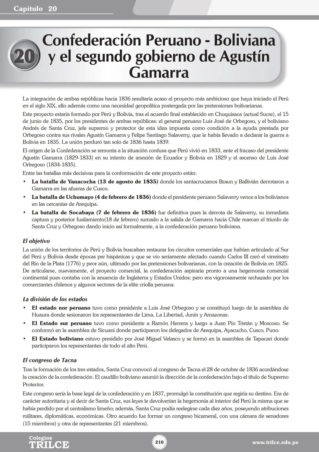 Colegios
# TRILCE
5.º San Marcos
Historia del Perú # Índice
I Bimestre
Capítulo 1
Primeros Pobladores Americanos
5
Capítulo 2
Poblamient