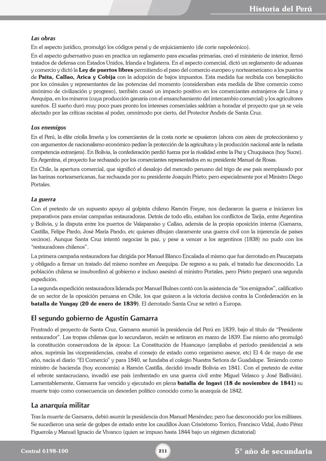 Colegios
# TRILCE
5.º San Marcos
Historia del Perú # Índice
I Bimestre
Capítulo 1
Primeros Pobladores Americanos
5
Capítulo 2
Poblamient