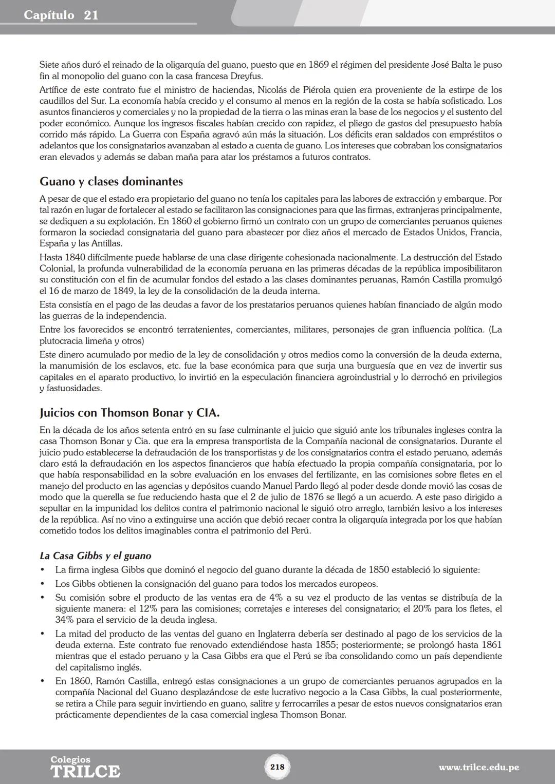 Colegios
# TRILCE
5.º San Marcos
Historia del Perú # Índice
I Bimestre
Capítulo 1
Primeros Pobladores Americanos
5
Capítulo 2
Poblamient