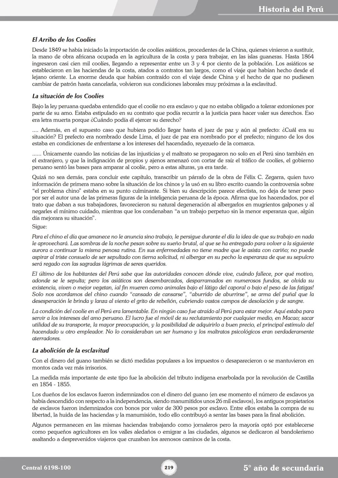 Colegios
# TRILCE
5.º San Marcos
Historia del Perú # Índice
I Bimestre
Capítulo 1
Primeros Pobladores Americanos
5
Capítulo 2
Poblamient