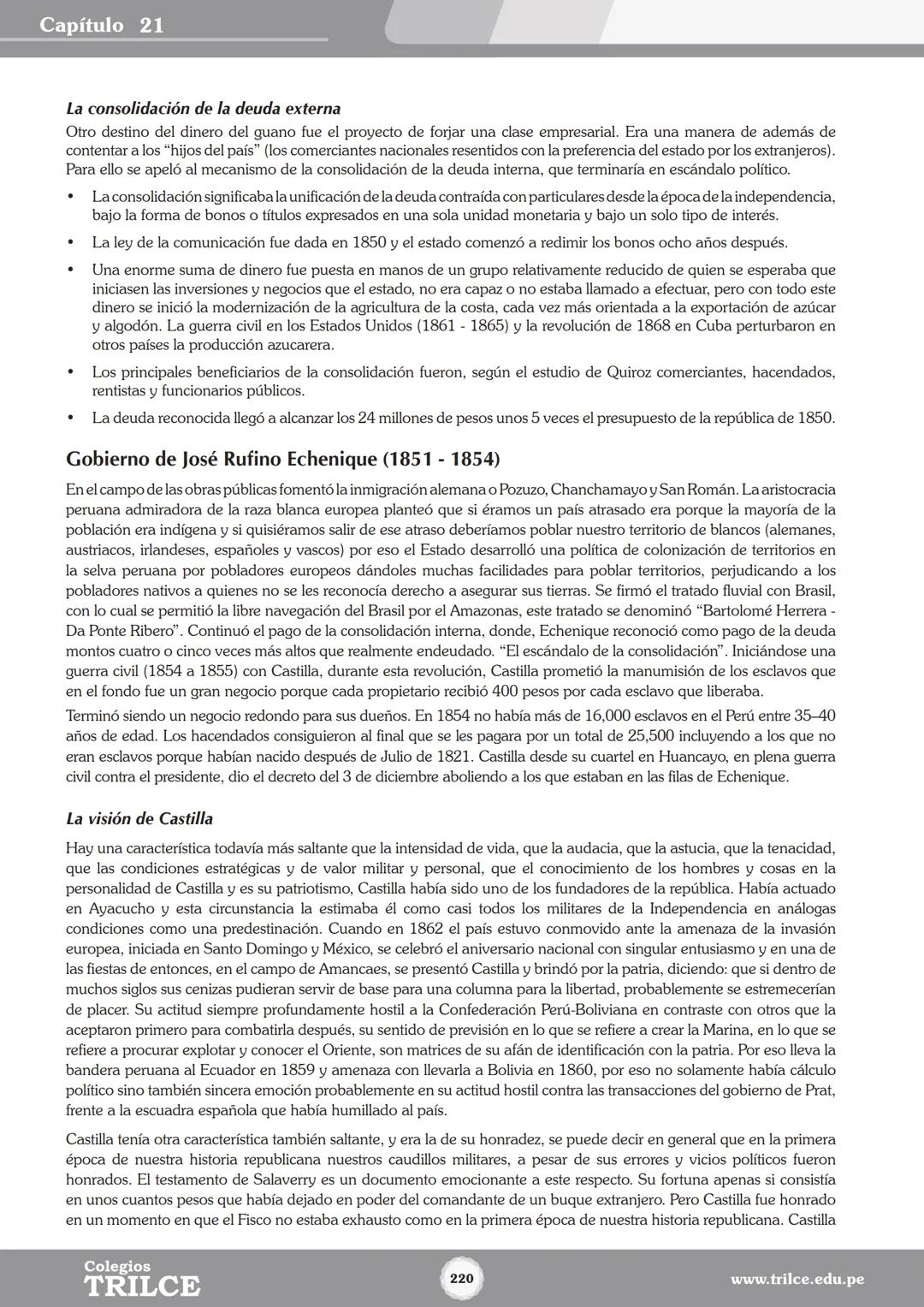 Colegios
# TRILCE
5.º San Marcos
Historia del Perú # Índice
I Bimestre
Capítulo 1
Primeros Pobladores Americanos
5
Capítulo 2
Poblamient
