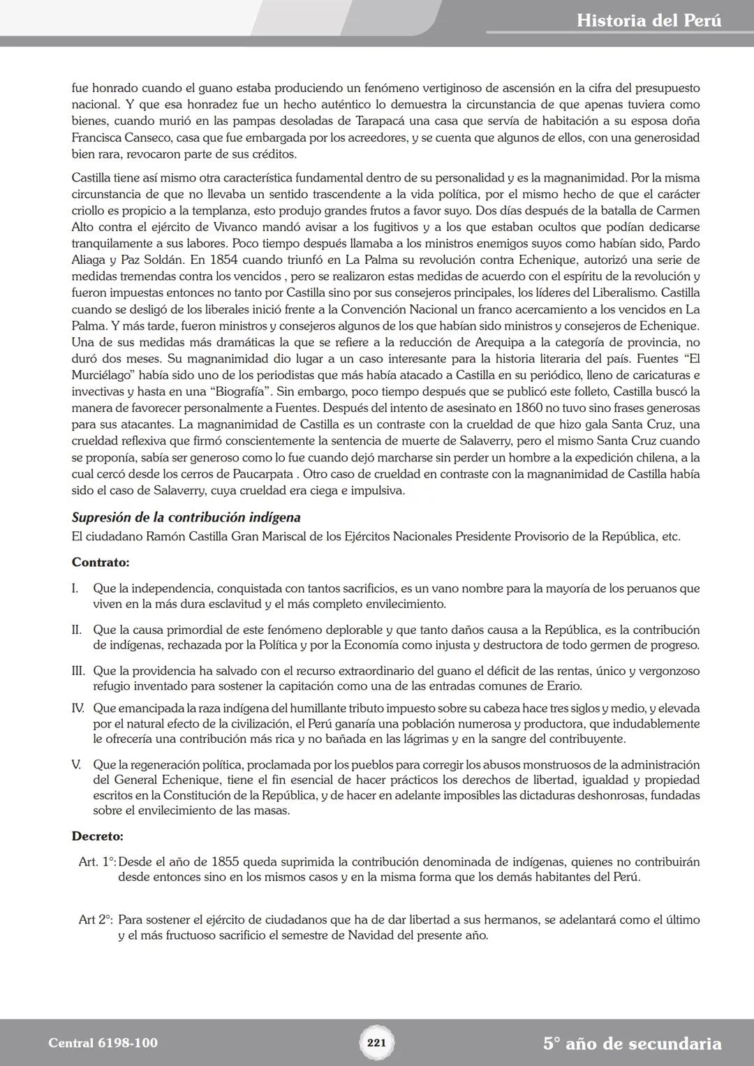 Colegios
# TRILCE
5.º San Marcos
Historia del Perú # Índice
I Bimestre
Capítulo 1
Primeros Pobladores Americanos
5
Capítulo 2
Poblamient