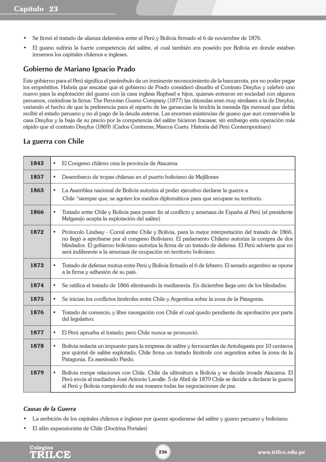 Colegios
# TRILCE
5.º San Marcos
Historia del Perú # Índice
I Bimestre
Capítulo 1
Primeros Pobladores Americanos
5
Capítulo 2
Poblamient