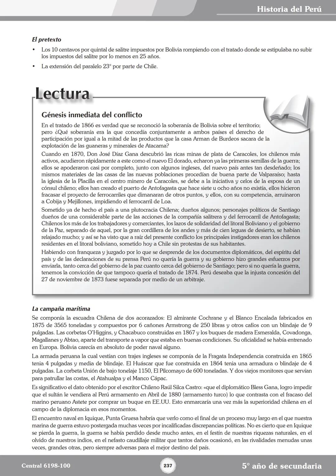 Colegios
# TRILCE
5.º San Marcos
Historia del Perú # Índice
I Bimestre
Capítulo 1
Primeros Pobladores Americanos
5
Capítulo 2
Poblamient