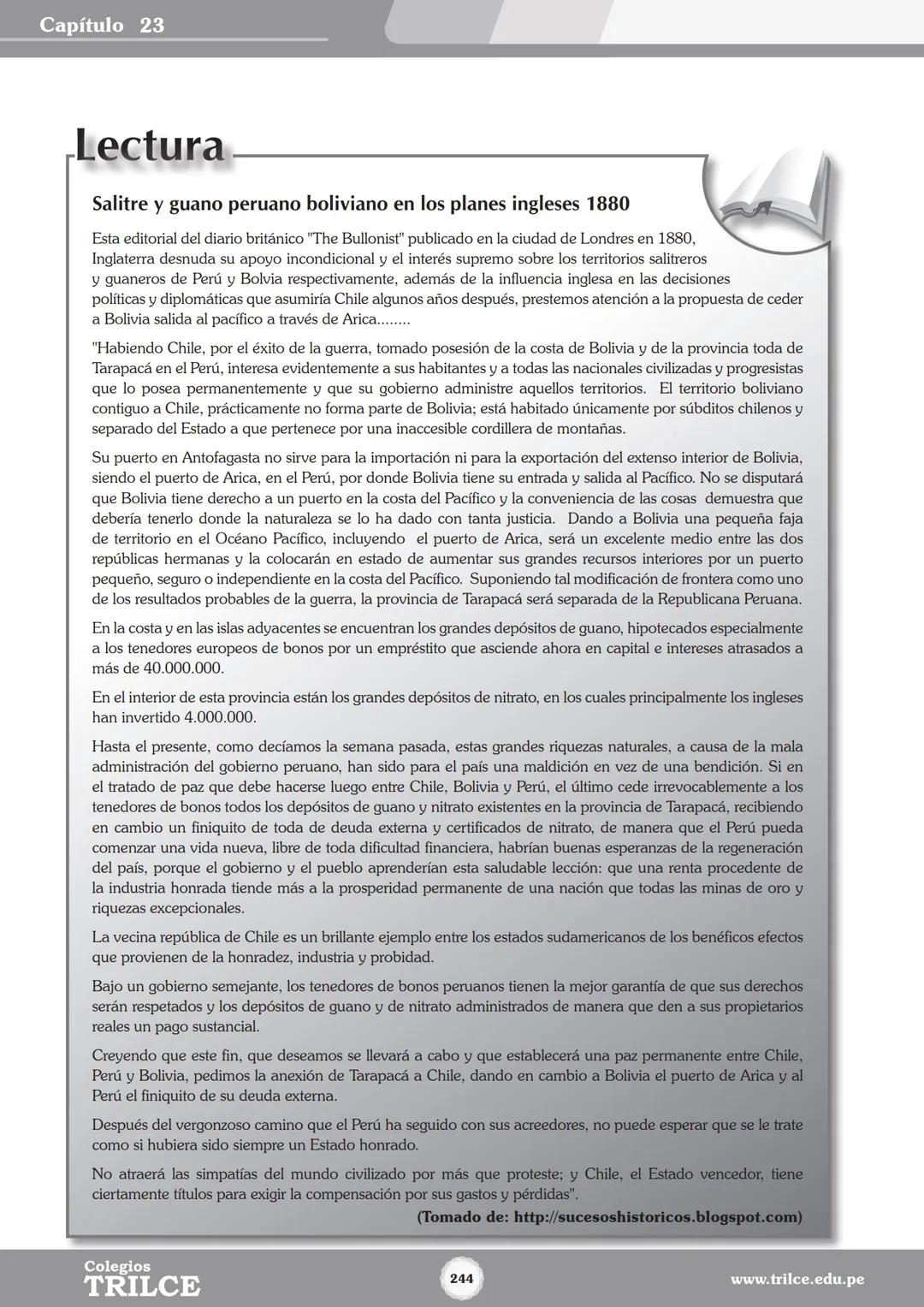 Colegios
# TRILCE
5.º San Marcos
Historia del Perú # Índice
I Bimestre
Capítulo 1
Primeros Pobladores Americanos
5
Capítulo 2
Poblamient