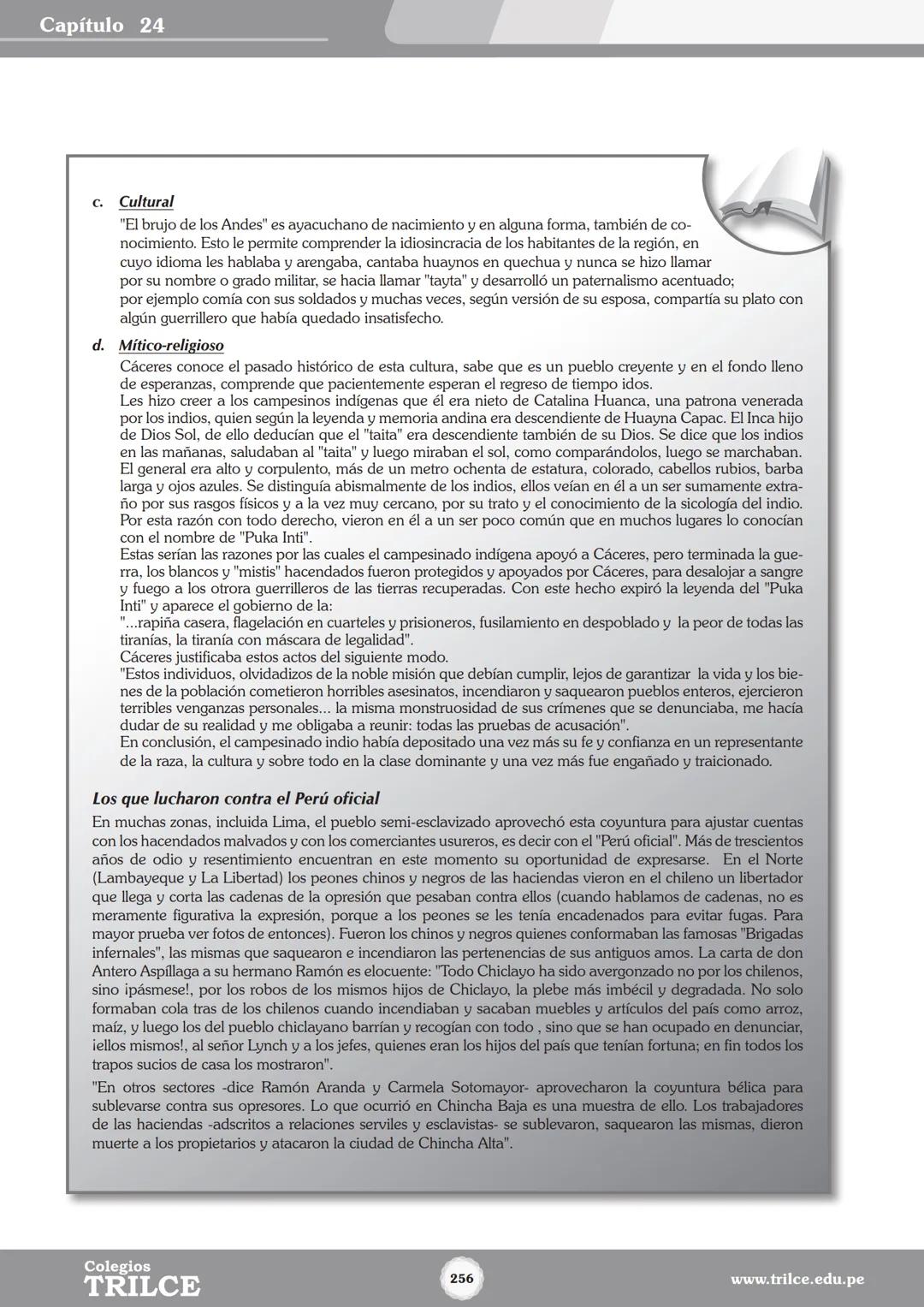 Colegios
# TRILCE
5.º San Marcos
Historia del Perú # Índice
I Bimestre
Capítulo 1
Primeros Pobladores Americanos
5
Capítulo 2
Poblamient