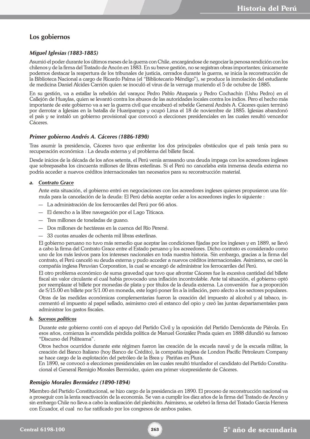 Colegios
# TRILCE
5.º San Marcos
Historia del Perú # Índice
I Bimestre
Capítulo 1
Primeros Pobladores Americanos
5
Capítulo 2
Poblamient