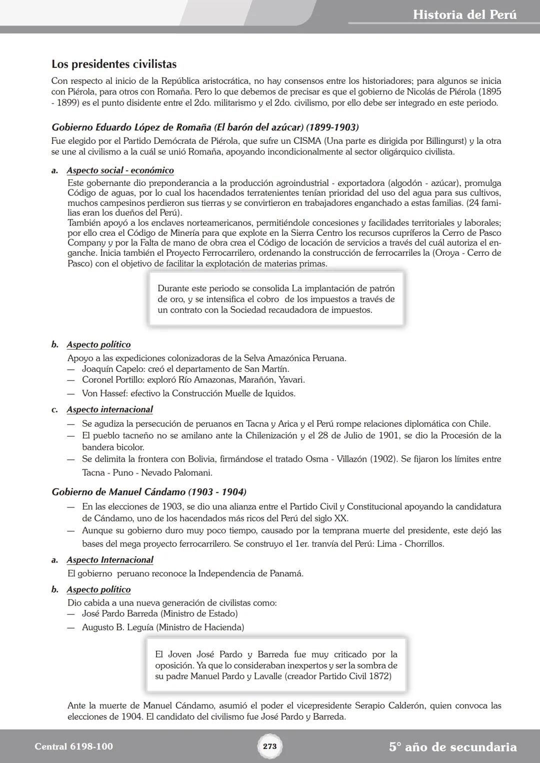 Colegios
# TRILCE
5.º San Marcos
Historia del Perú # Índice
I Bimestre
Capítulo 1
Primeros Pobladores Americanos
5
Capítulo 2
Poblamient