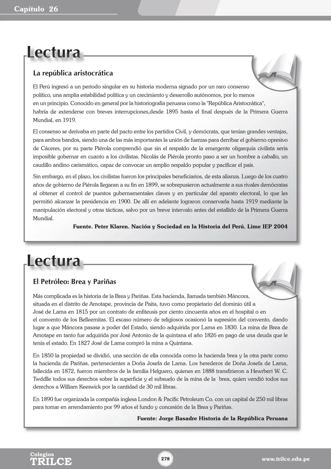 Colegios
# TRILCE
5.º San Marcos
Historia del Perú # Índice
I Bimestre
Capítulo 1
Primeros Pobladores Americanos
5
Capítulo 2
Poblamient