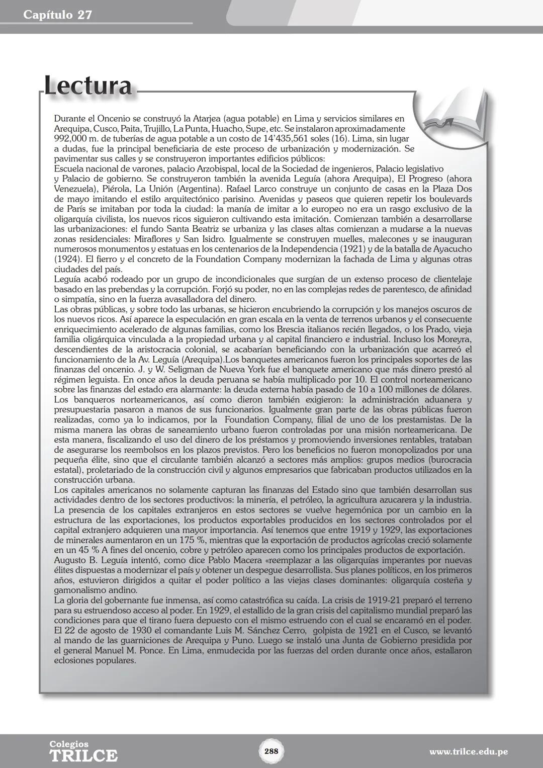 Colegios
# TRILCE
5.º San Marcos
Historia del Perú # Índice
I Bimestre
Capítulo 1
Primeros Pobladores Americanos
5
Capítulo 2
Poblamient