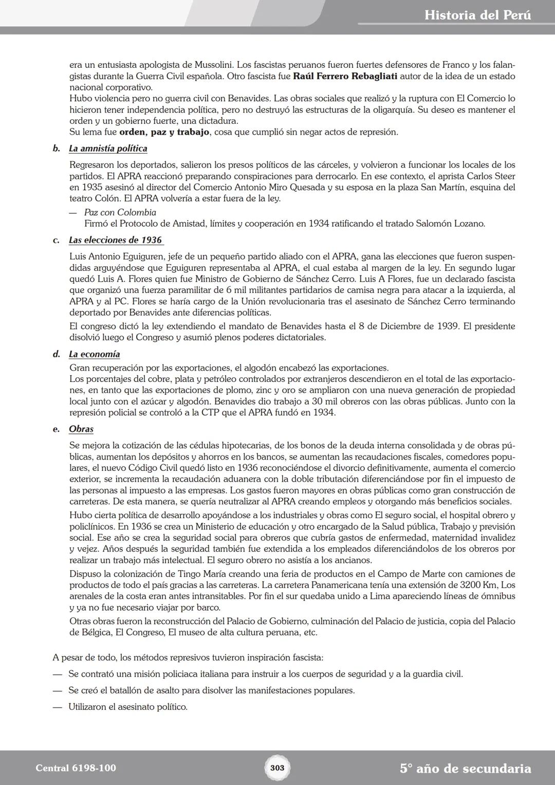 Colegios
# TRILCE
5.º San Marcos
Historia del Perú # Índice
I Bimestre
Capítulo 1
Primeros Pobladores Americanos
5
Capítulo 2
Poblamient