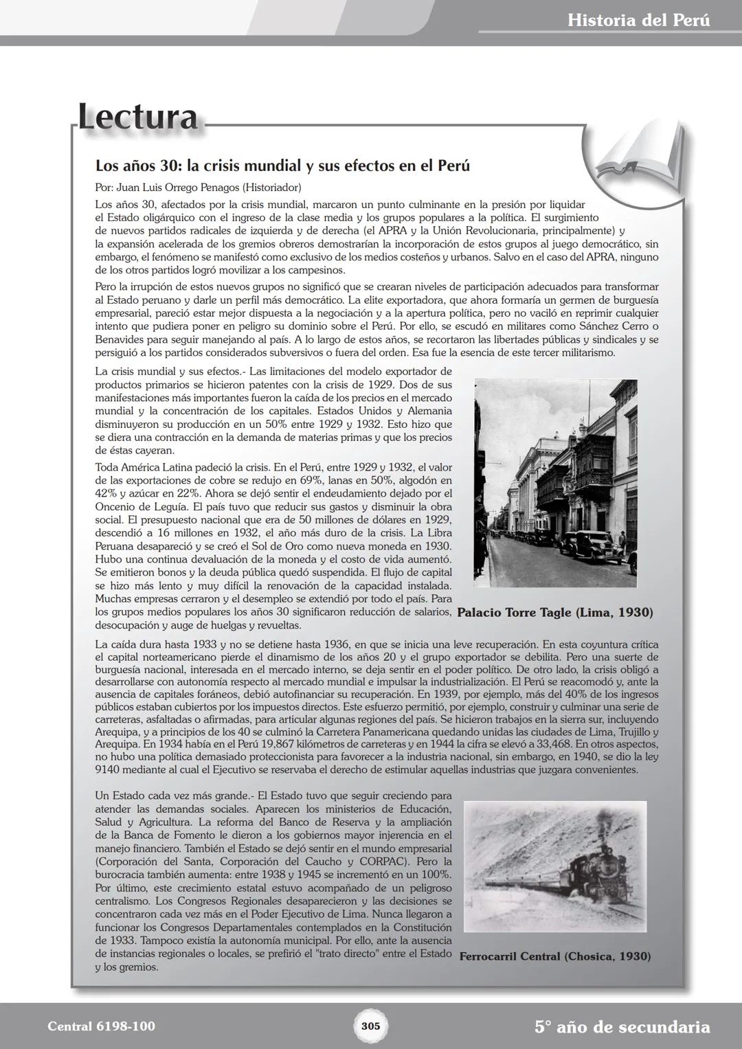 Colegios
# TRILCE
5.º San Marcos
Historia del Perú # Índice
I Bimestre
Capítulo 1
Primeros Pobladores Americanos
5
Capítulo 2
Poblamient