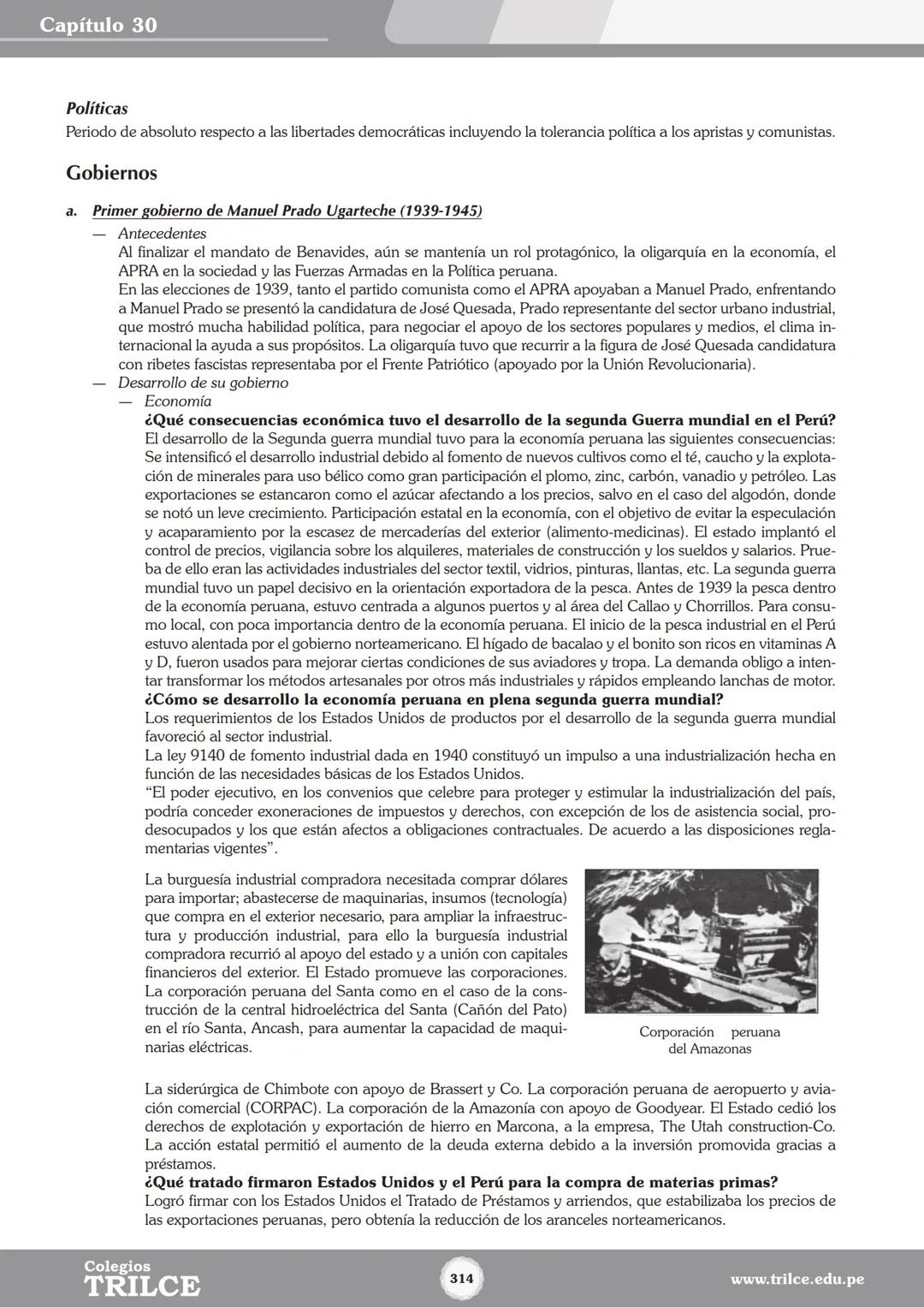 Colegios
# TRILCE
5.º San Marcos
Historia del Perú # Índice
I Bimestre
Capítulo 1
Primeros Pobladores Americanos
5
Capítulo 2
Poblamient