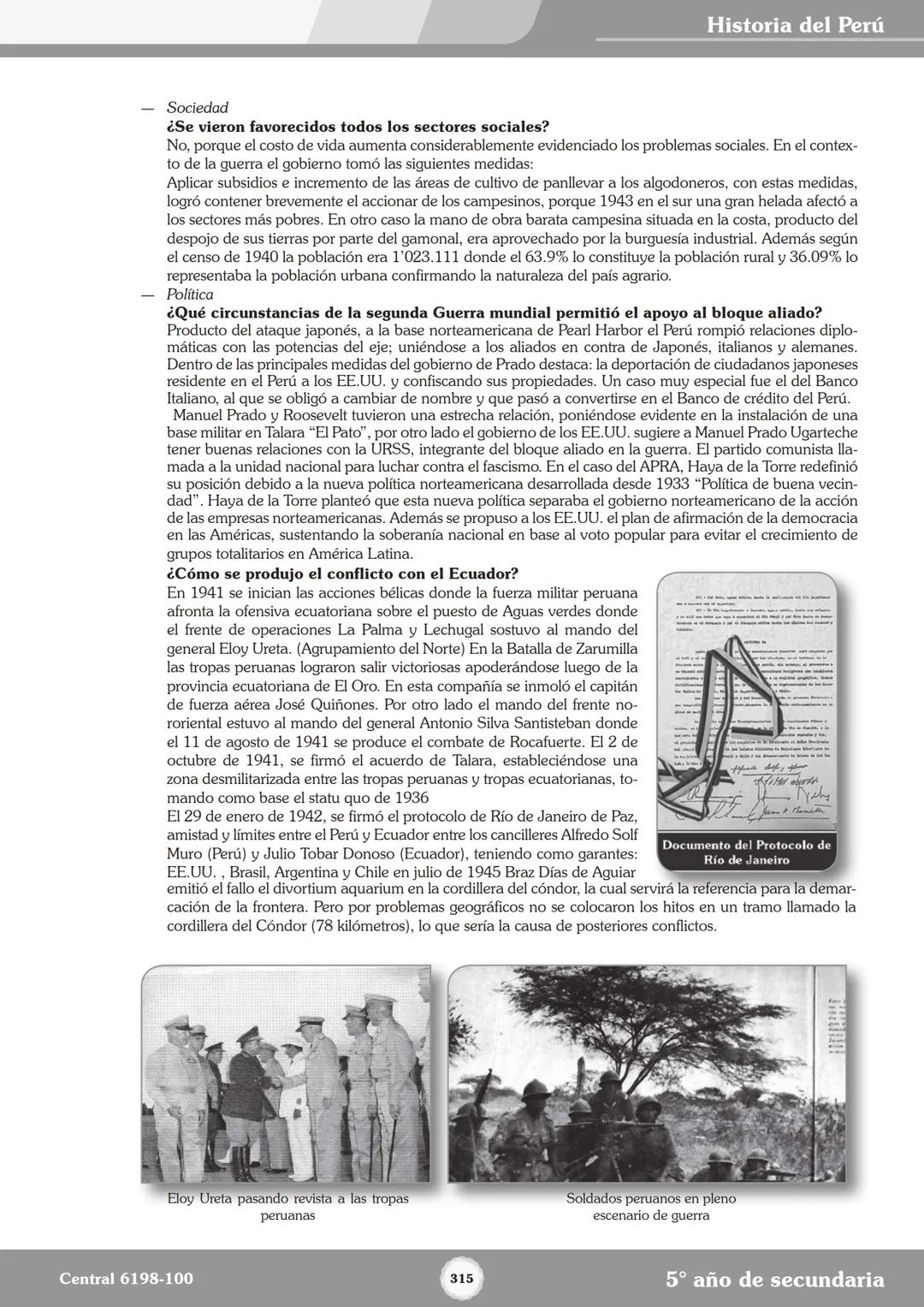 Colegios
# TRILCE
5.º San Marcos
Historia del Perú # Índice
I Bimestre
Capítulo 1
Primeros Pobladores Americanos
5
Capítulo 2
Poblamient