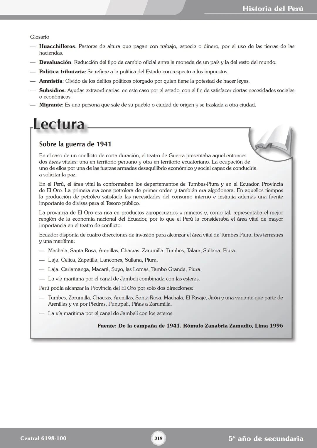 Colegios
# TRILCE
5.º San Marcos
Historia del Perú # Índice
I Bimestre
Capítulo 1
Primeros Pobladores Americanos
5
Capítulo 2
Poblamient