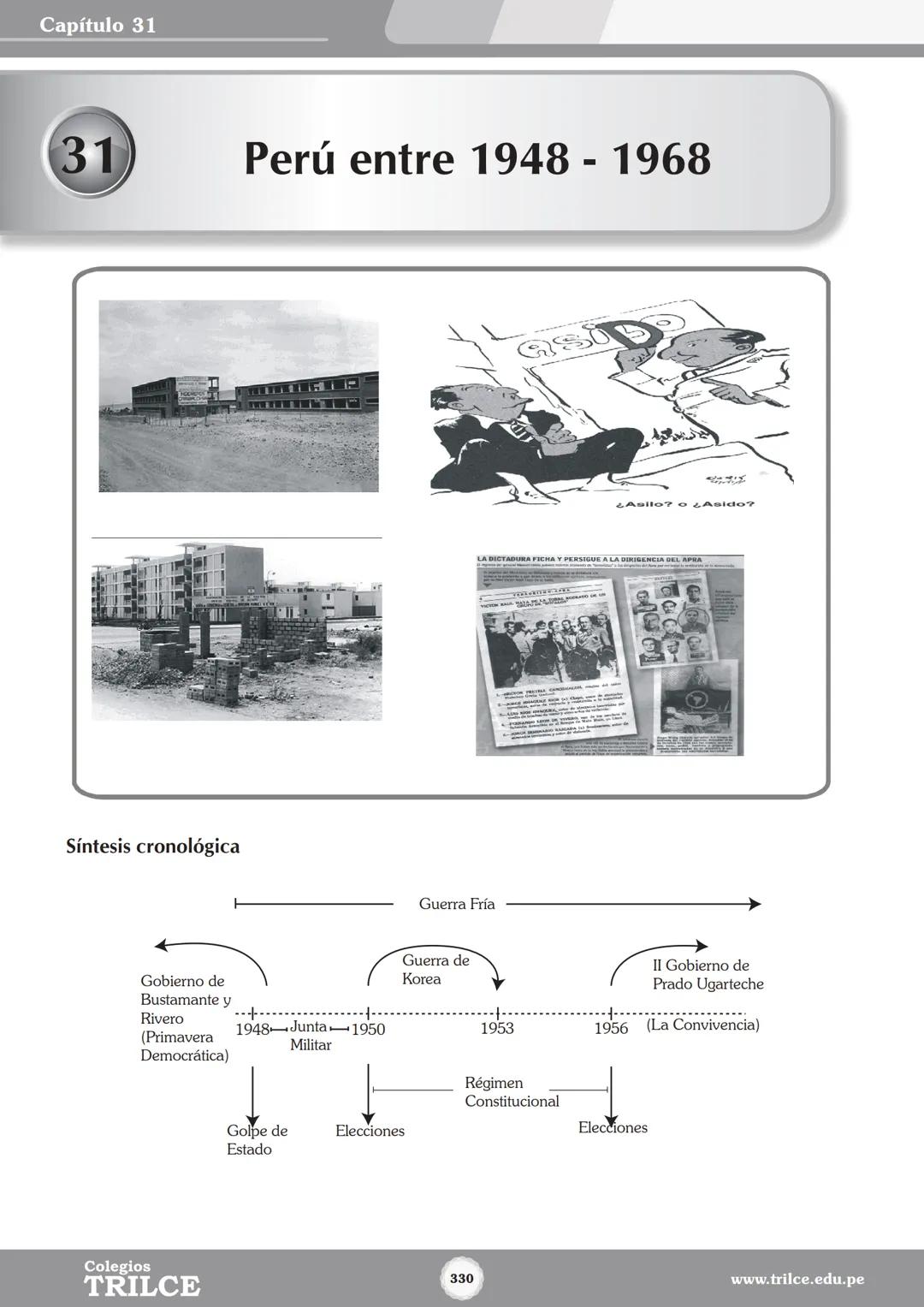 Colegios
# TRILCE
5.º San Marcos
Historia del Perú # Índice
I Bimestre
Capítulo 1
Primeros Pobladores Americanos
5
Capítulo 2
Poblamient