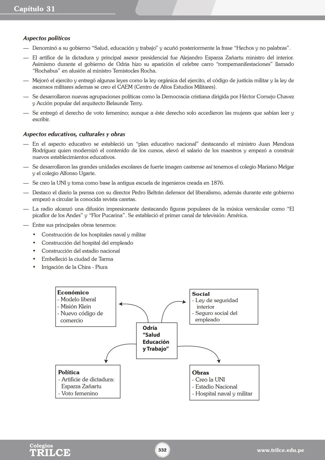 Colegios
# TRILCE
5.º San Marcos
Historia del Perú # Índice
I Bimestre
Capítulo 1
Primeros Pobladores Americanos
5
Capítulo 2
Poblamient