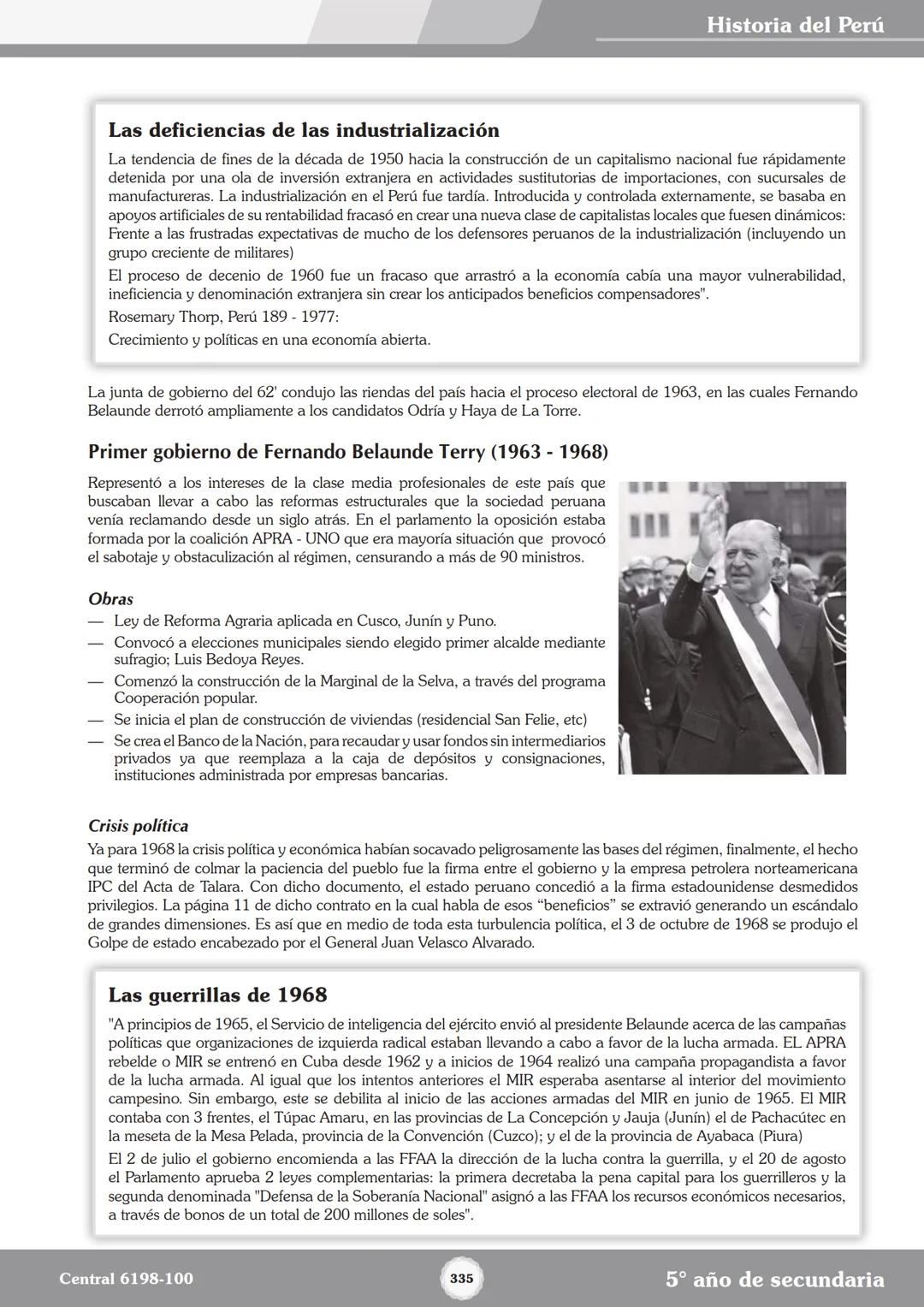 Colegios
# TRILCE
5.º San Marcos
Historia del Perú # Índice
I Bimestre
Capítulo 1
Primeros Pobladores Americanos
5
Capítulo 2
Poblamient