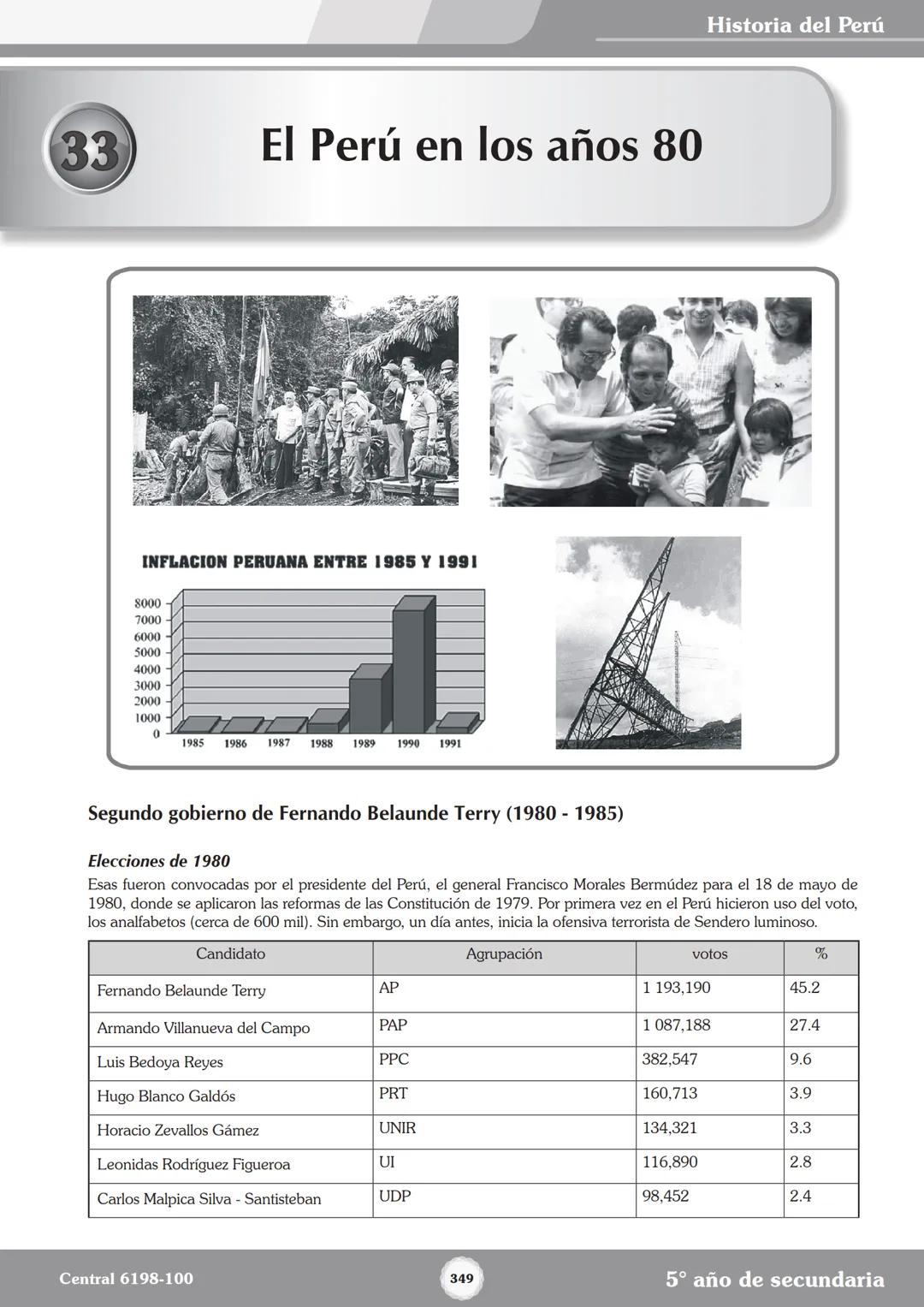 Colegios
# TRILCE
5.º San Marcos
Historia del Perú # Índice
I Bimestre
Capítulo 1
Primeros Pobladores Americanos
5
Capítulo 2
Poblamient