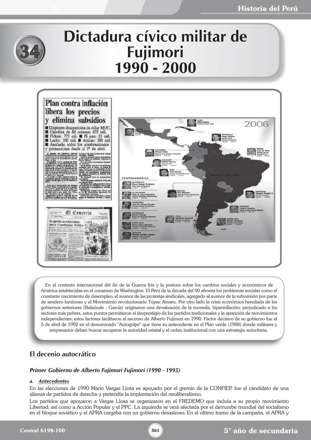 Colegios
# TRILCE
5.º San Marcos
Historia del Perú # Índice
I Bimestre
Capítulo 1
Primeros Pobladores Americanos
5
Capítulo 2
Poblamient