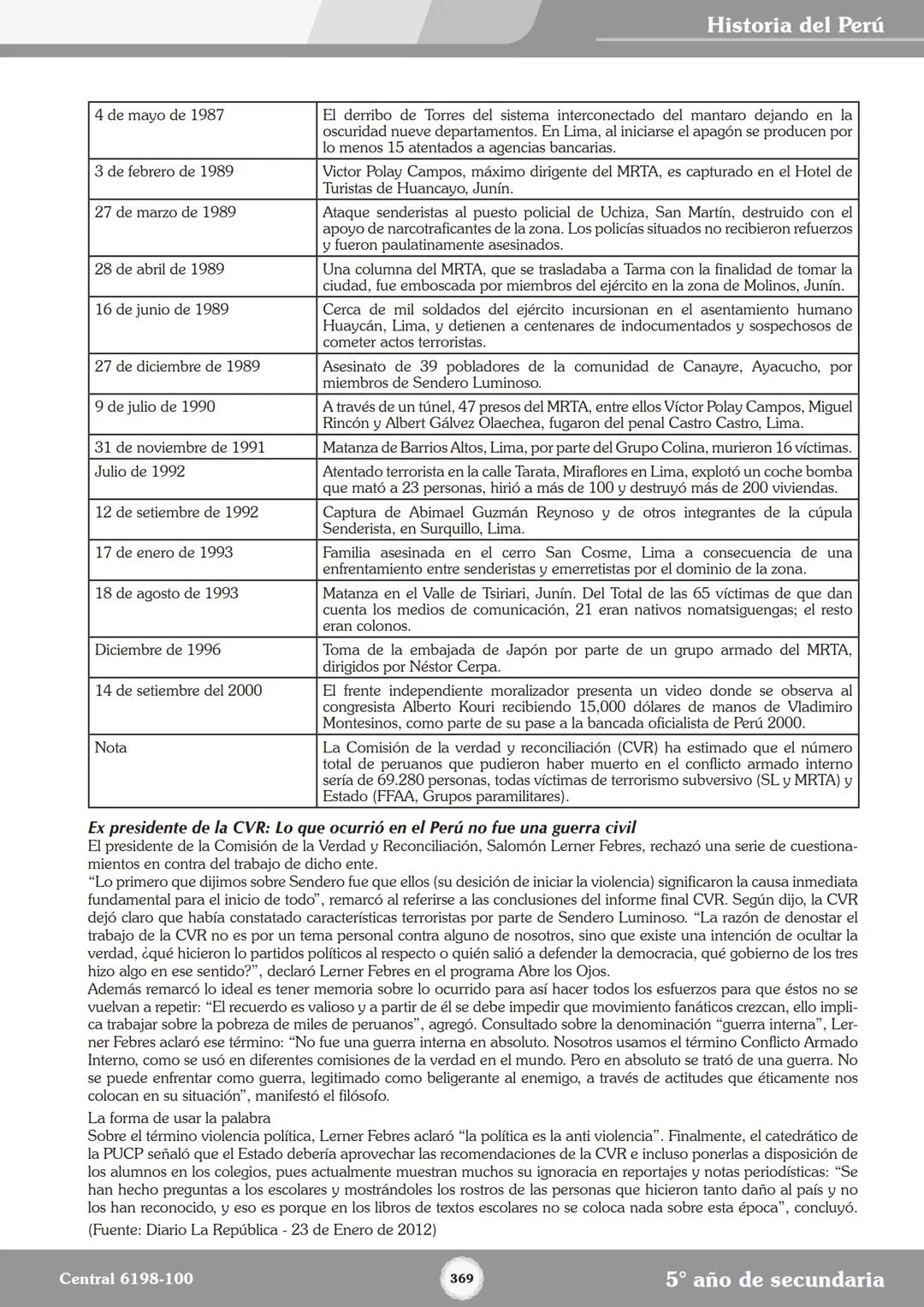 Colegios
# TRILCE
5.º San Marcos
Historia del Perú # Índice
I Bimestre
Capítulo 1
Primeros Pobladores Americanos
5
Capítulo 2
Poblamient