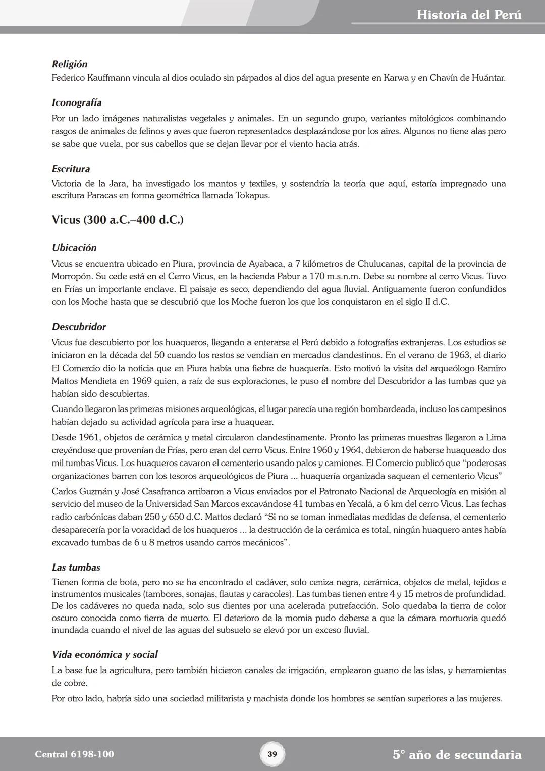 Colegios
# TRILCE
5.º San Marcos
Historia del Perú # Índice
I Bimestre
Capítulo 1
Primeros Pobladores Americanos
5
Capítulo 2
Poblamient