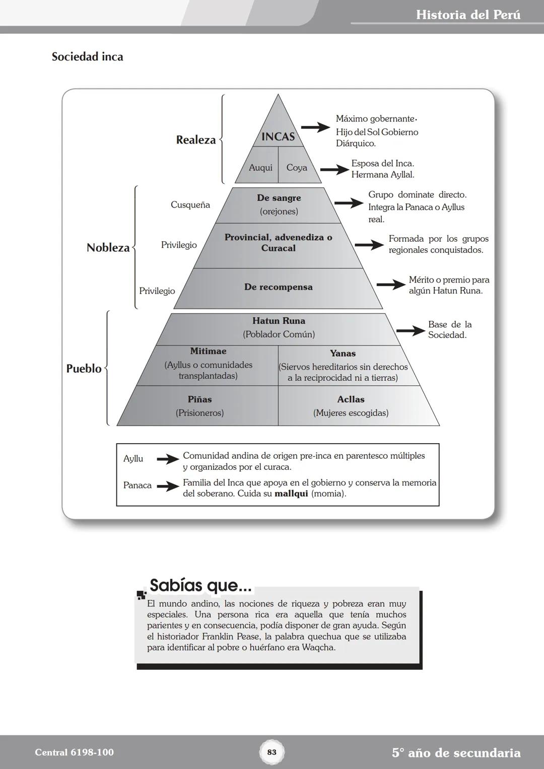 Colegios
# TRILCE
5.º San Marcos
Historia del Perú # Índice
I Bimestre
Capítulo 1
Primeros Pobladores Americanos
5
Capítulo 2
Poblamient