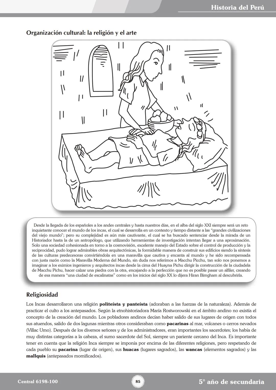 Colegios
# TRILCE
5.º San Marcos
Historia del Perú # Índice
I Bimestre
Capítulo 1
Primeros Pobladores Americanos
5
Capítulo 2
Poblamient