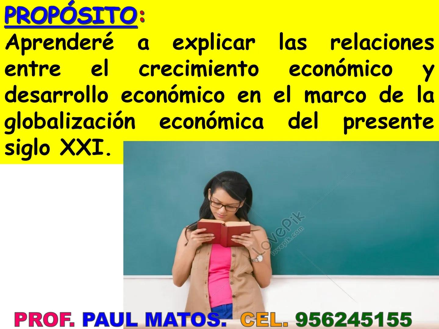 # ¿Qué relación existe entre el
crecimiento económico y
desarrollo económico?
MUNDOS PARALELOS
中 # COMPETENCIA
Gestiona responsablemente l