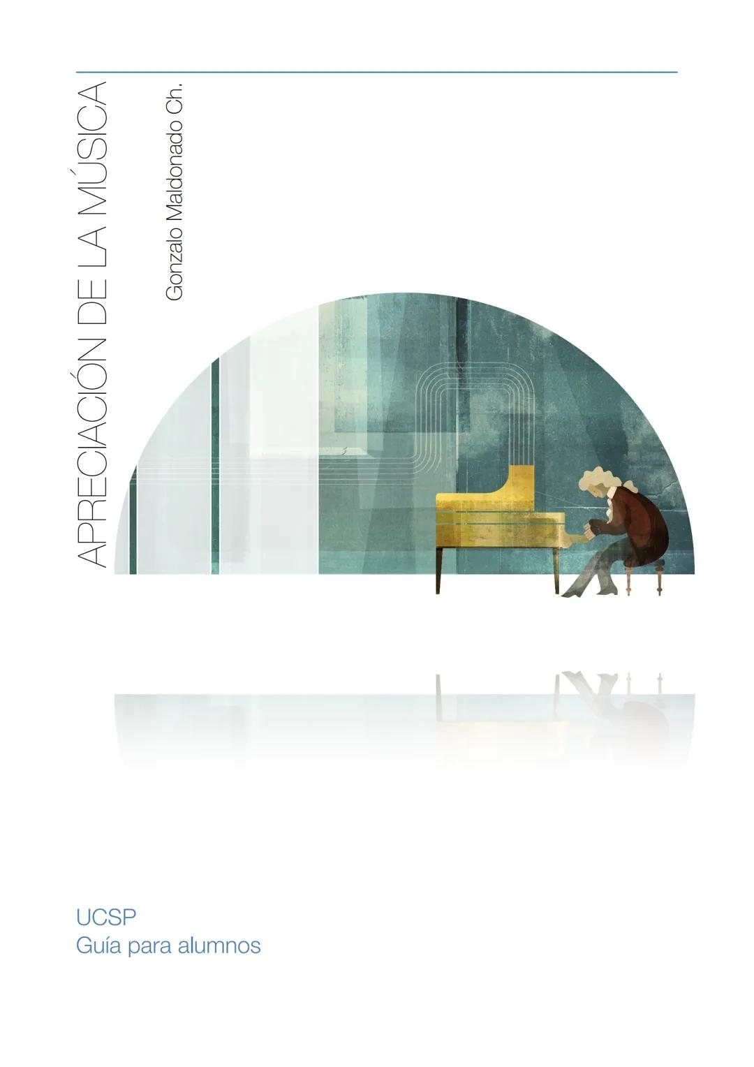 # APRECIACIÓN DE LA MÚSICA
Gonzalo Maldonado Ch.
UCSP
Guía para alumnos APRECIACIÓN DE LA MÚSICA
ÍNDICE
ÍNDICE
2
I. LA MÚSICA EN LA ANTI