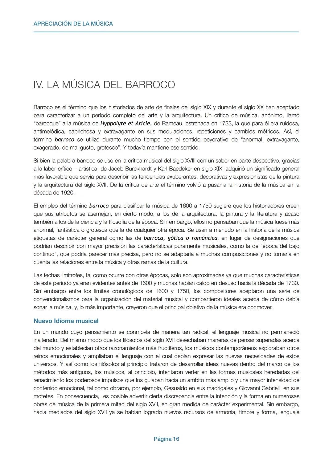# APRECIACIÓN DE LA MÚSICA
Gonzalo Maldonado Ch.
UCSP
Guía para alumnos APRECIACIÓN DE LA MÚSICA
ÍNDICE
ÍNDICE
2
I. LA MÚSICA EN LA ANTI