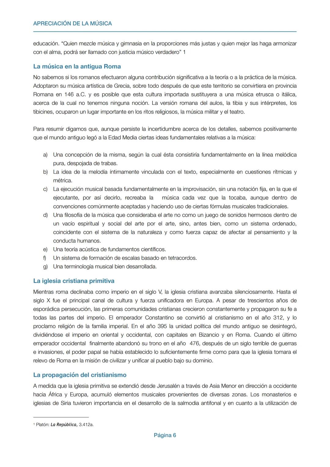 # APRECIACIÓN DE LA MÚSICA
Gonzalo Maldonado Ch.
UCSP
Guía para alumnos APRECIACIÓN DE LA MÚSICA
ÍNDICE
ÍNDICE
2
I. LA MÚSICA EN LA ANTI