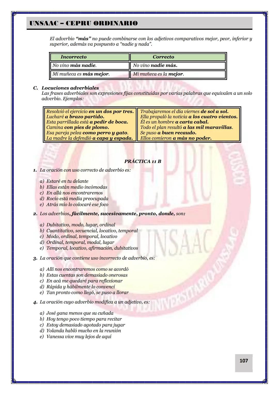 UNIVERSIDAD NACIONAL DE
SAN ANTONIO ABAD DEL CUSCO
NACIONAL DE SAN ANTONIO ARAD
CEPRI
UNSAAC
CENTRO DE ESTUDIOS PRE UNIVERSITARIO
UNSAAC
CIC