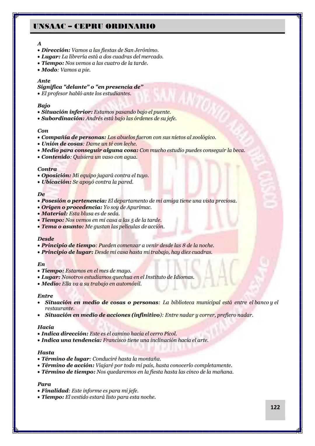 UNIVERSIDAD NACIONAL DE
SAN ANTONIO ABAD DEL CUSCO
NACIONAL DE SAN ANTONIO ARAD
CEPRI
UNSAAC
CENTRO DE ESTUDIOS PRE UNIVERSITARIO
UNSAAC
CIC