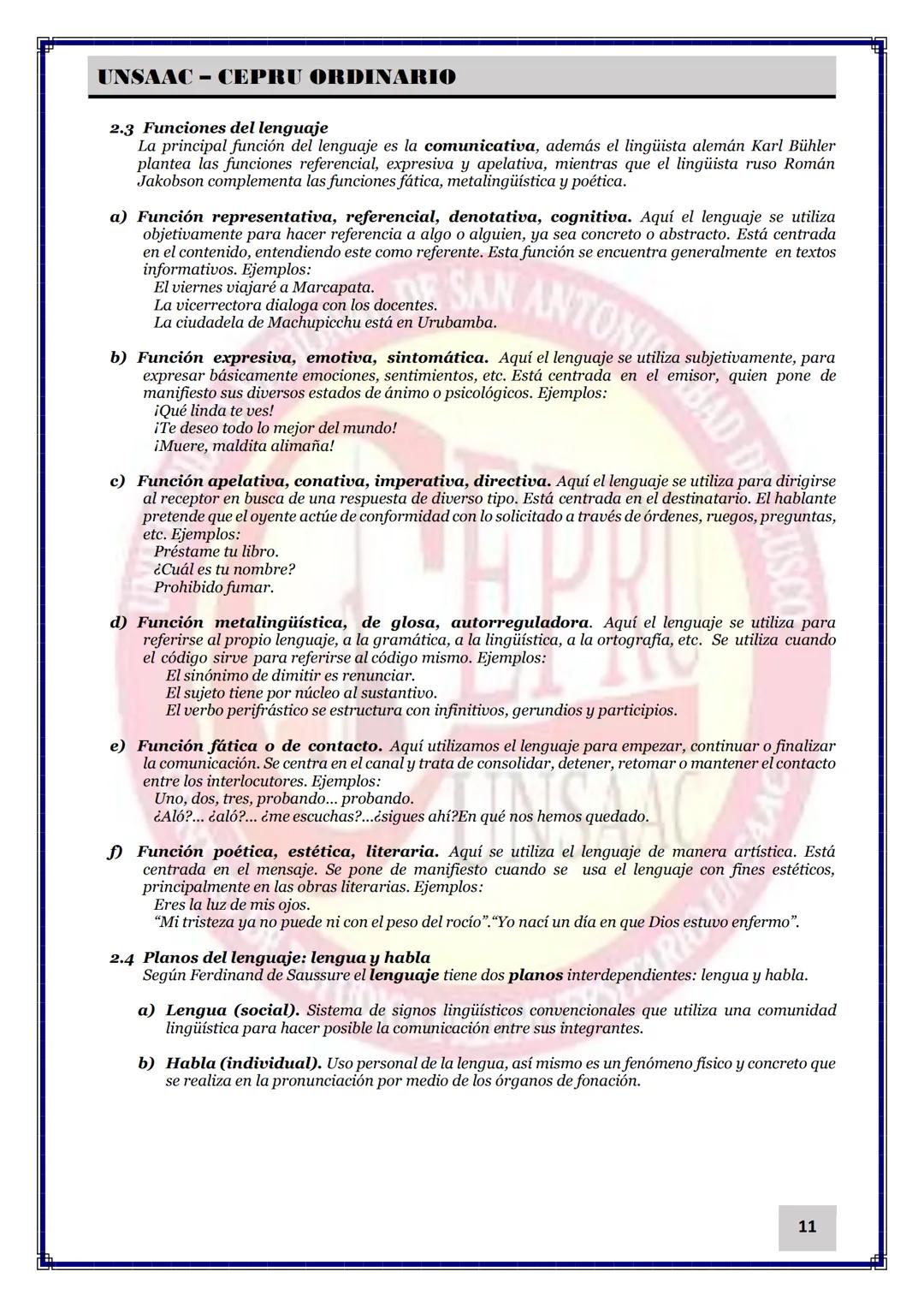 UNIVERSIDAD NACIONAL DE
SAN ANTONIO ABAD DEL CUSCO
NACIONAL DE SAN ANTONIO ARAD
CEPRI
UNSAAC
CENTRO DE ESTUDIOS PRE UNIVERSITARIO
UNSAAC
CIC