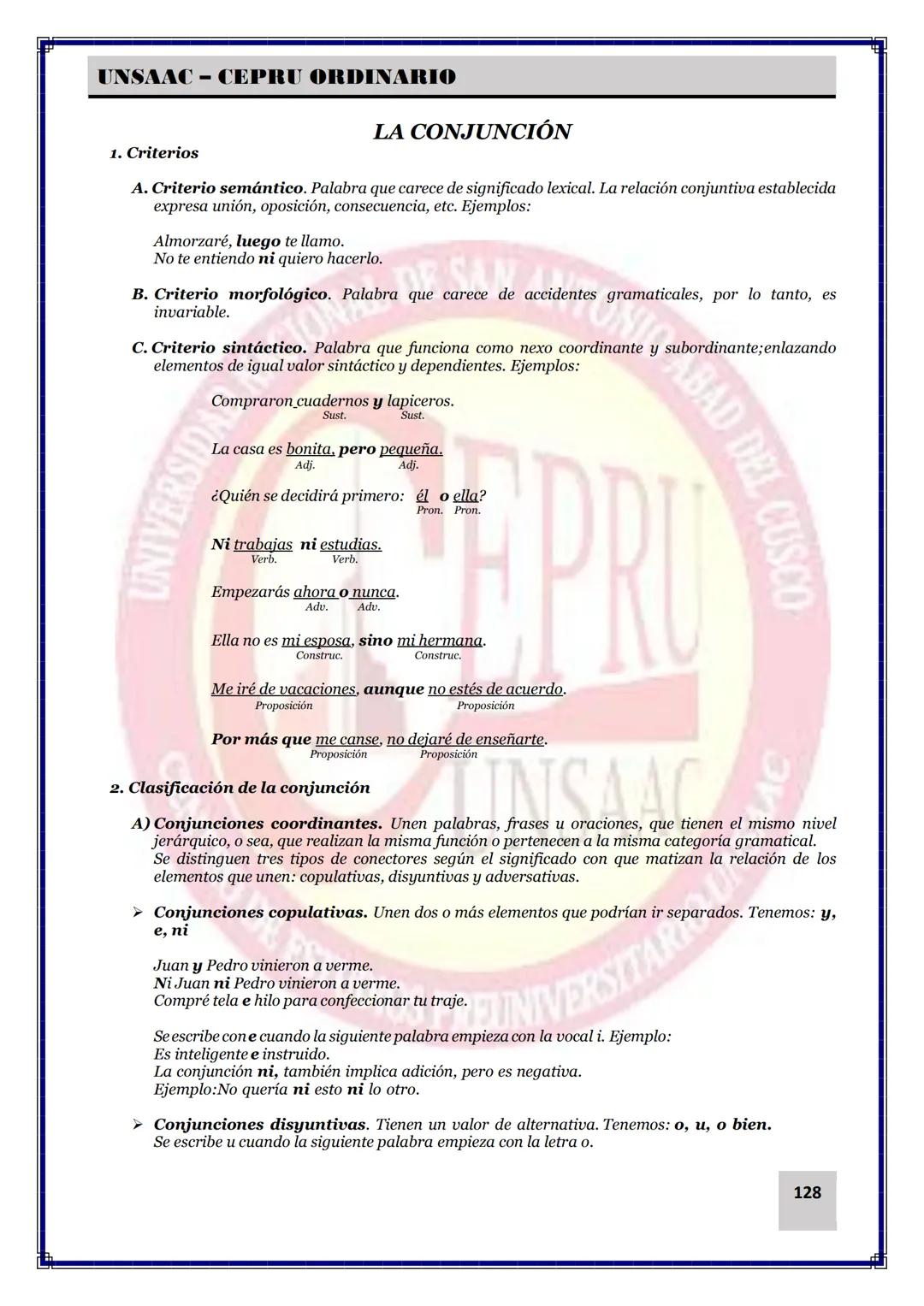 UNIVERSIDAD NACIONAL DE
SAN ANTONIO ABAD DEL CUSCO
NACIONAL DE SAN ANTONIO ARAD
CEPRI
UNSAAC
CENTRO DE ESTUDIOS PRE UNIVERSITARIO
UNSAAC
CIC