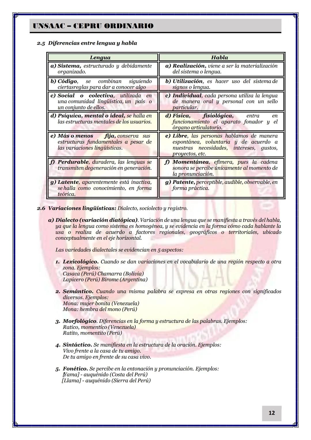 UNIVERSIDAD NACIONAL DE
SAN ANTONIO ABAD DEL CUSCO
NACIONAL DE SAN ANTONIO ARAD
CEPRI
UNSAAC
CENTRO DE ESTUDIOS PRE UNIVERSITARIO
UNSAAC
CIC