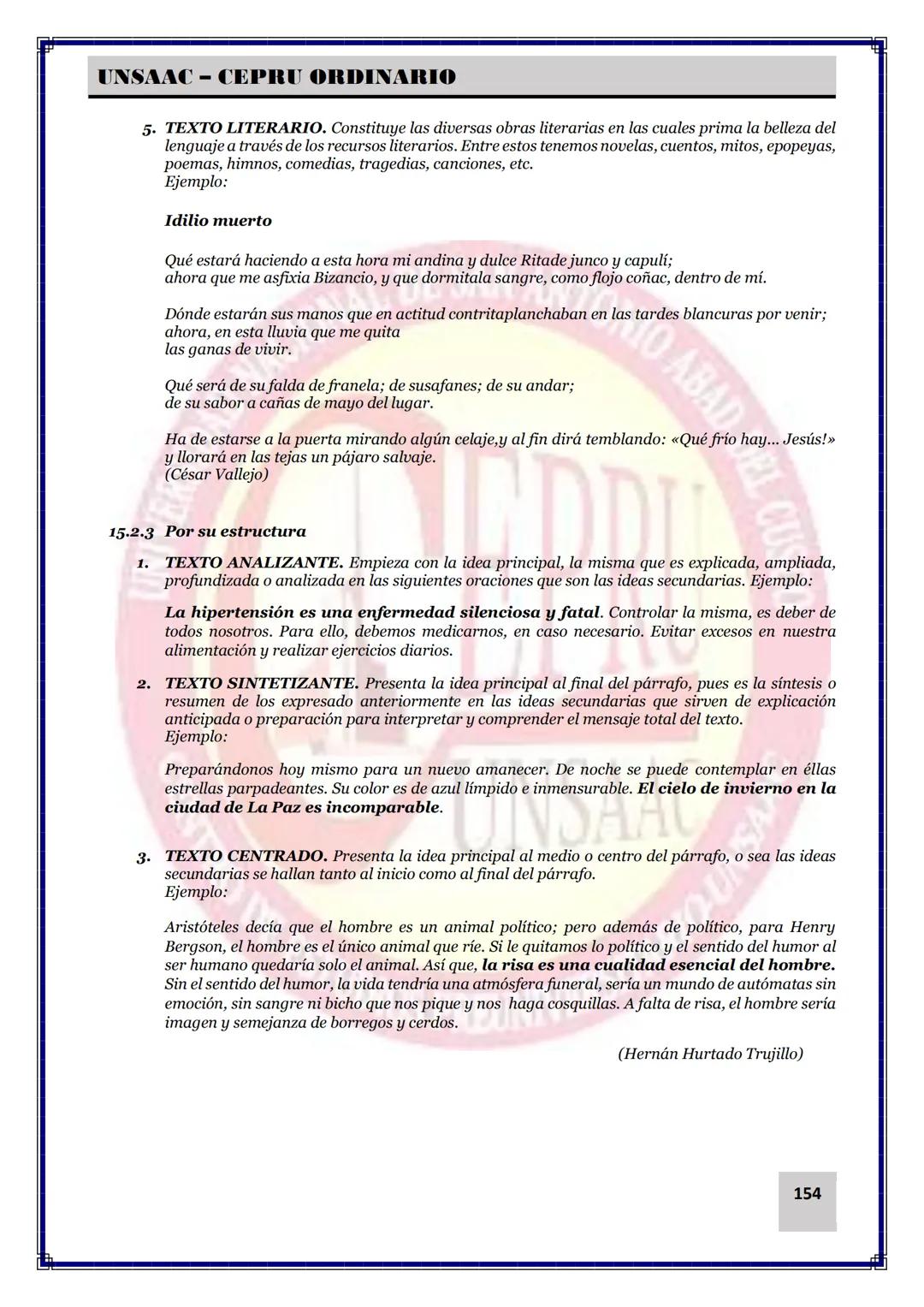 UNIVERSIDAD NACIONAL DE
SAN ANTONIO ABAD DEL CUSCO
NACIONAL DE SAN ANTONIO ARAD
CEPRI
UNSAAC
CENTRO DE ESTUDIOS PRE UNIVERSITARIO
UNSAAC
CIC