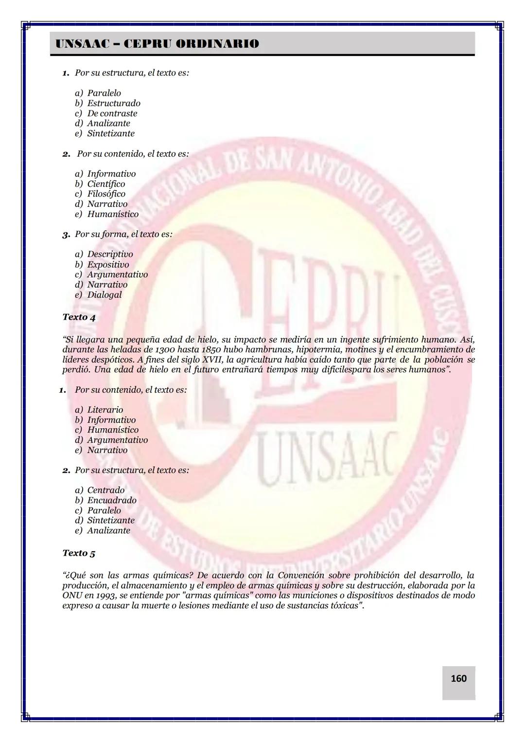 UNIVERSIDAD NACIONAL DE
SAN ANTONIO ABAD DEL CUSCO
NACIONAL DE SAN ANTONIO ARAD
CEPRI
UNSAAC
CENTRO DE ESTUDIOS PRE UNIVERSITARIO
UNSAAC
CIC