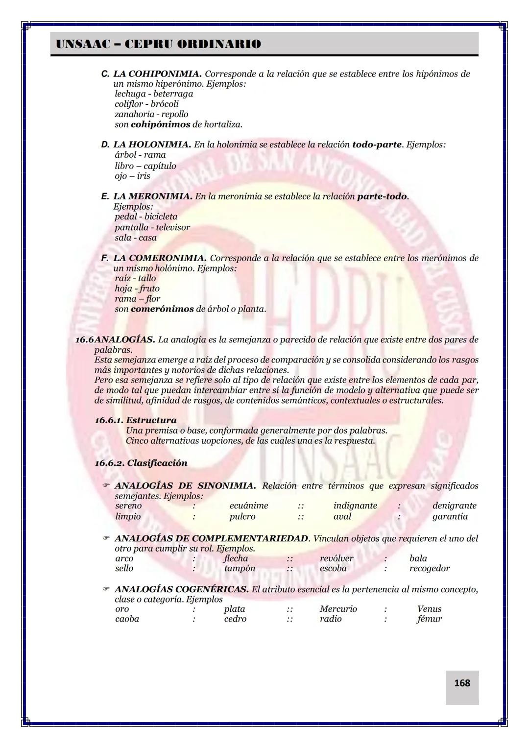UNIVERSIDAD NACIONAL DE
SAN ANTONIO ABAD DEL CUSCO
NACIONAL DE SAN ANTONIO ARAD
CEPRI
UNSAAC
CENTRO DE ESTUDIOS PRE UNIVERSITARIO
UNSAAC
CIC