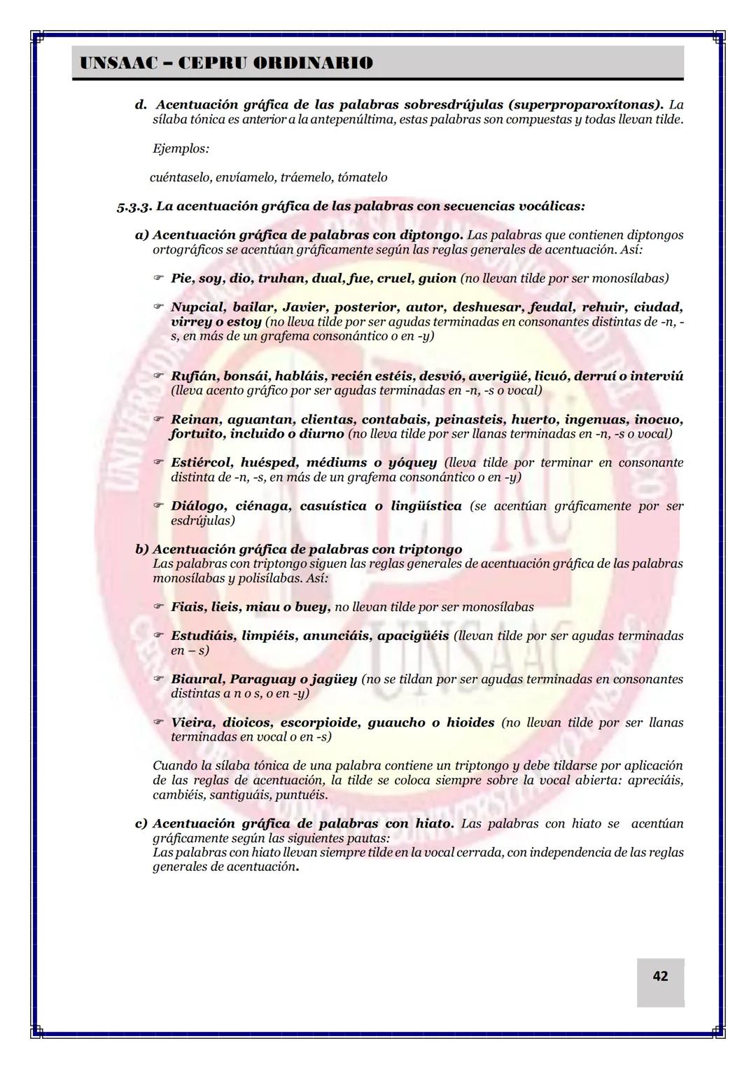 UNIVERSIDAD NACIONAL DE
SAN ANTONIO ABAD DEL CUSCO
NACIONAL DE SAN ANTONIO ARAD
CEPRI
UNSAAC
CENTRO DE ESTUDIOS PRE UNIVERSITARIO
UNSAAC
CIC