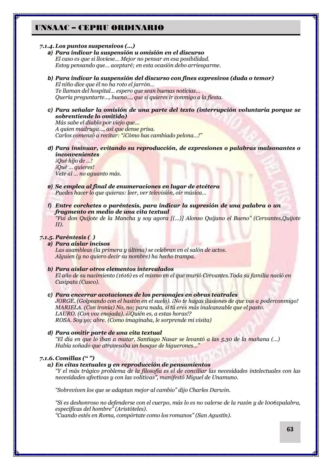 UNIVERSIDAD NACIONAL DE
SAN ANTONIO ABAD DEL CUSCO
NACIONAL DE SAN ANTONIO ARAD
CEPRI
UNSAAC
CENTRO DE ESTUDIOS PRE UNIVERSITARIO
UNSAAC
CIC