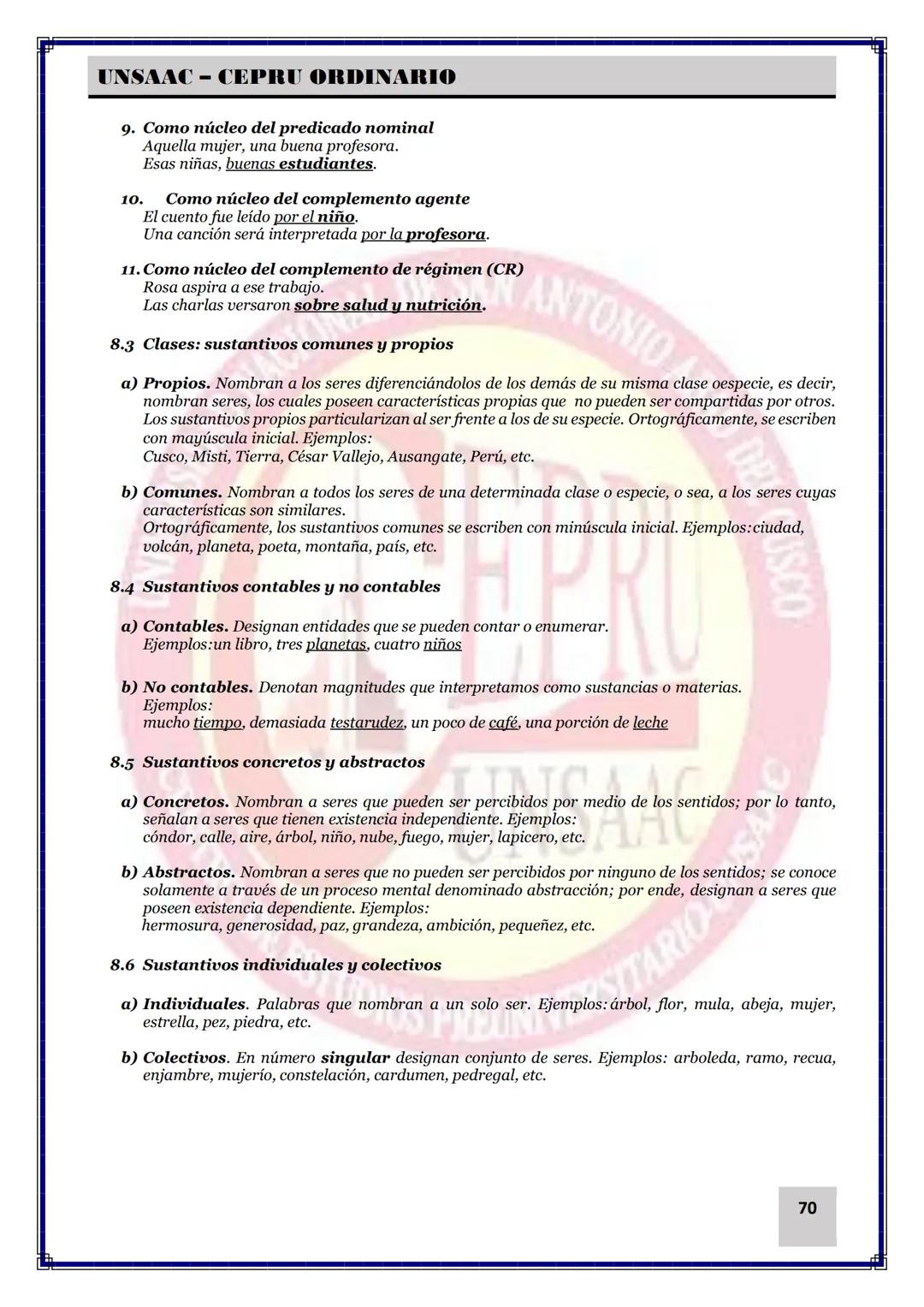 UNIVERSIDAD NACIONAL DE
SAN ANTONIO ABAD DEL CUSCO
NACIONAL DE SAN ANTONIO ARAD
CEPRI
UNSAAC
CENTRO DE ESTUDIOS PRE UNIVERSITARIO
UNSAAC
CIC