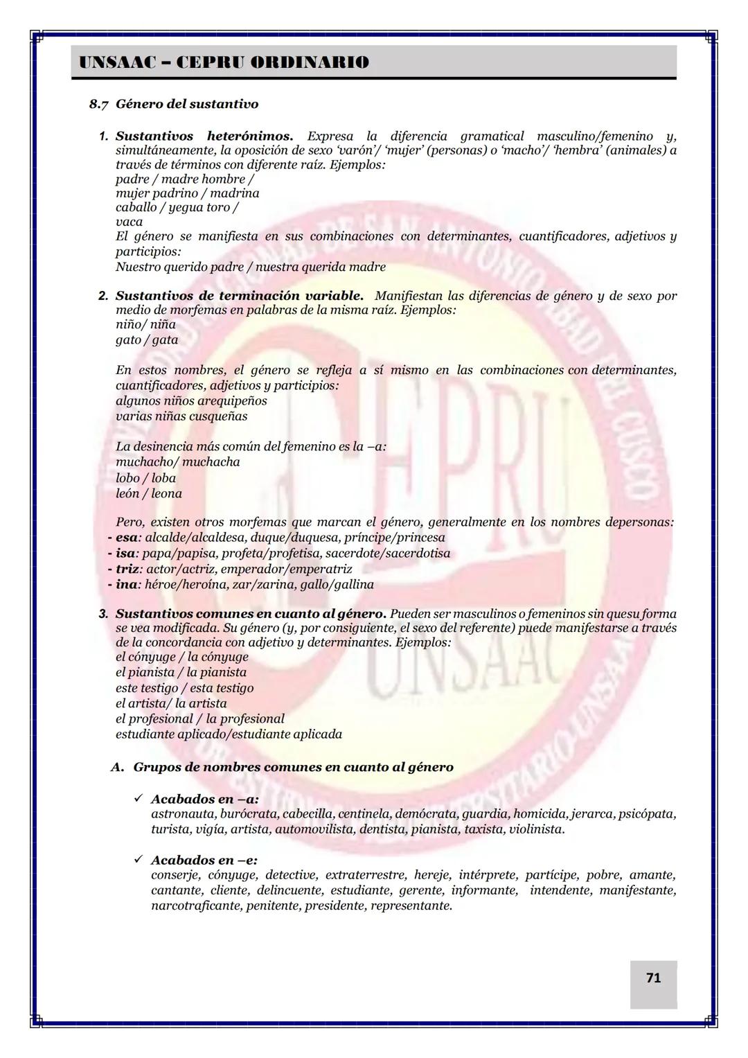UNIVERSIDAD NACIONAL DE
SAN ANTONIO ABAD DEL CUSCO
NACIONAL DE SAN ANTONIO ARAD
CEPRI
UNSAAC
CENTRO DE ESTUDIOS PRE UNIVERSITARIO
UNSAAC
CIC
