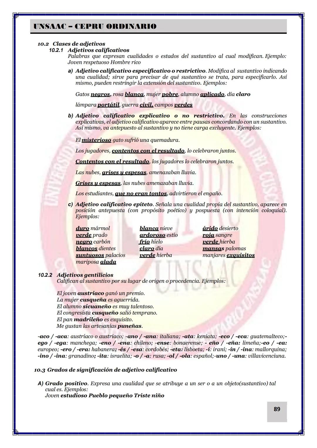 UNIVERSIDAD NACIONAL DE
SAN ANTONIO ABAD DEL CUSCO
NACIONAL DE SAN ANTONIO ARAD
CEPRI
UNSAAC
CENTRO DE ESTUDIOS PRE UNIVERSITARIO
UNSAAC
CIC