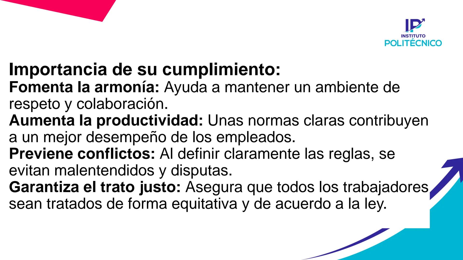IP
INSTITUTO
POLITÉCNICO # Jerarquía normativa laboral
## LA JERARQUÍA NORMATIVA # Contenido
Jerarquía normativa laboral.
Definición y ca