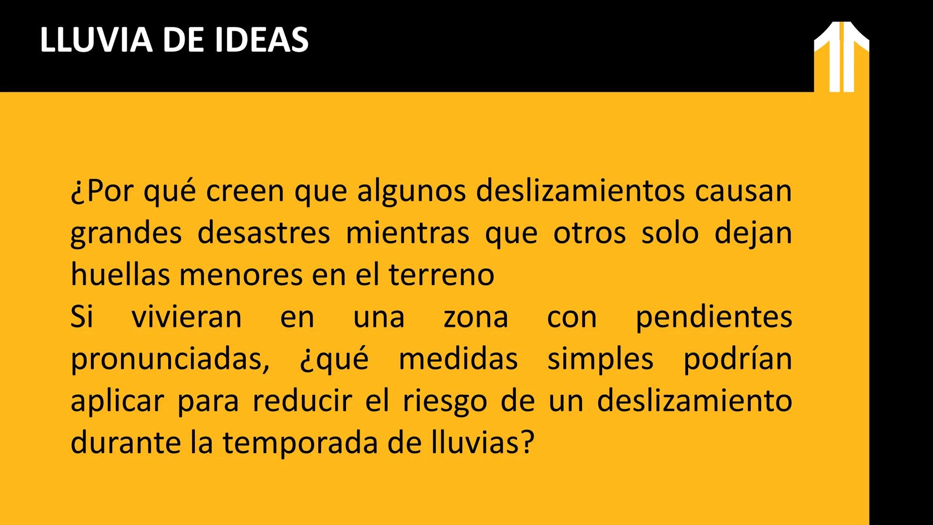 UPN
UNIVERSIDAD
PRIVADA
DEL NORTE # UNIDAD III:
HIDROLOGÍA E HIDROGEOLOGÍA # ↑
# Riesgo Geológico y Deslizamientos LOGRO DE LA UNIDAD:
A