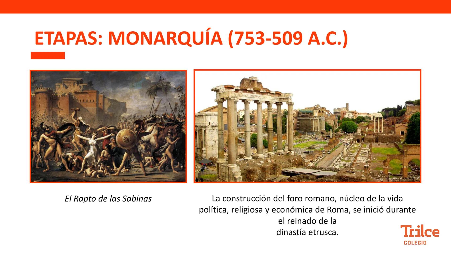 Curso:
HISTORIA UNIVERSAL
Tema:
ROMA: Medio geográfico. La monarquía
Grado:
1ero
Semana:
33
Trilce
COLEGIO ¿Conoces la
leyenda de Rómulo