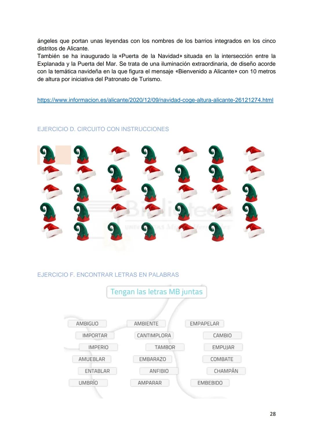 MH
UNIVERSITAS
Miguel Hernández
Grado en Psicología
Trabajo de Fin de Grado
Curso 2020/2021
Convocatoria Junio
Biblioteca
Modalidad: